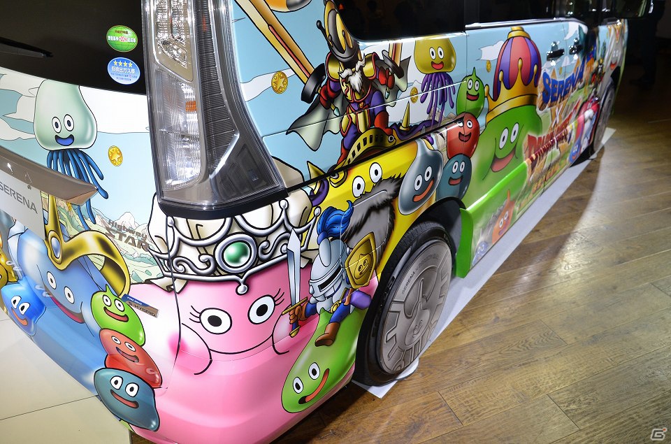 日産セレナと「ドラゴンクエスト」のコラボによるラッピングカーがお披露目！「日産セレナ・スライムカー発表会」レポートの画像11