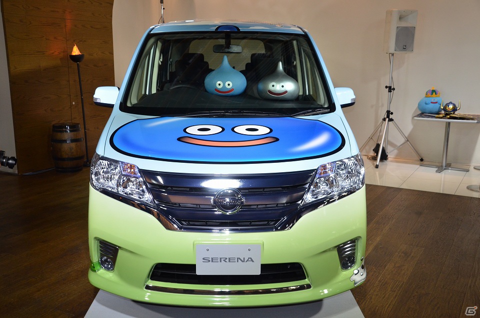 日産セレナと「ドラゴンクエスト」のコラボによるラッピングカーがお披露目！「日産セレナ・スライムカー発表会」レポートの画像13