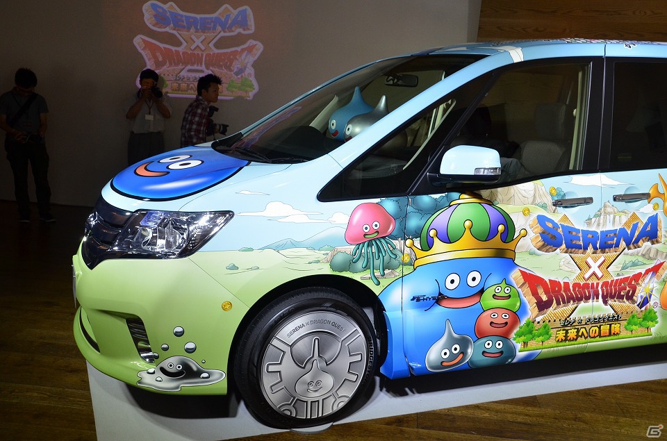 日産セレナと「ドラゴンクエスト」のコラボによるラッピングカーがお披露目！「日産セレナ・スライムカー発表会」レポートの画像5