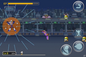 歴代ロックマンが全員集合！？ロックマンシリーズの新プロジェクトが遂に始動！iOS「ロックマン Xover」2012年秋に配信決定の画像1