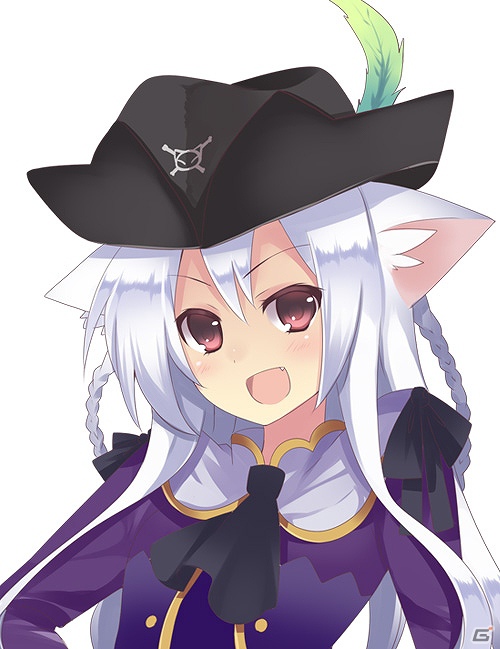 「桃色大戦ぱいろん for ニコニコアプリ」猫耳銀髪ボクっ娘海賊船長「セティ・ルーセント」 登場の画像2