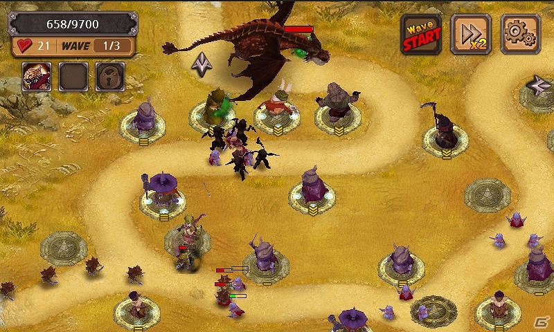 エンタークルーズ、iOS/Android「Quest Defense」を韓国T-Store にて配信開始―日本では2012年秋より配信の画像2