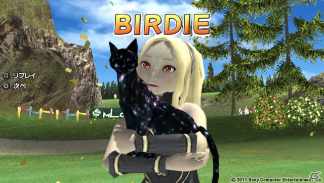 PS Vita「みんなのGOLF 6」に「GRAVITY DAZE」のグラビティ・キトゥンが参戦！さらに追加コースも配信開始の画像11