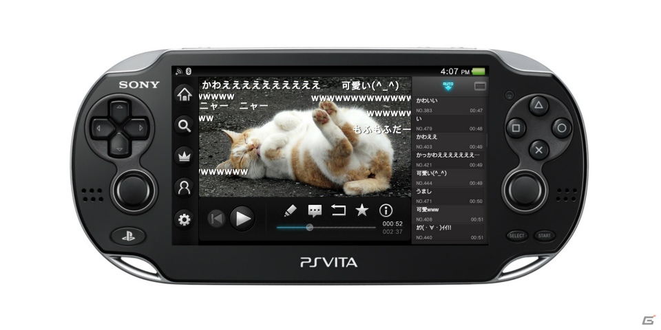 PS Vitaアプリ「ニコニコ」がver1.10にアップデート―生放送タイムシフトに対応＆コメントリスト表示が可能にの画像4