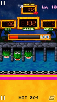 ワニをハンマーで叩いていくアクションゲームがauスマートパスに登場！Android「ワニワニパニック」サービス開始の画像4