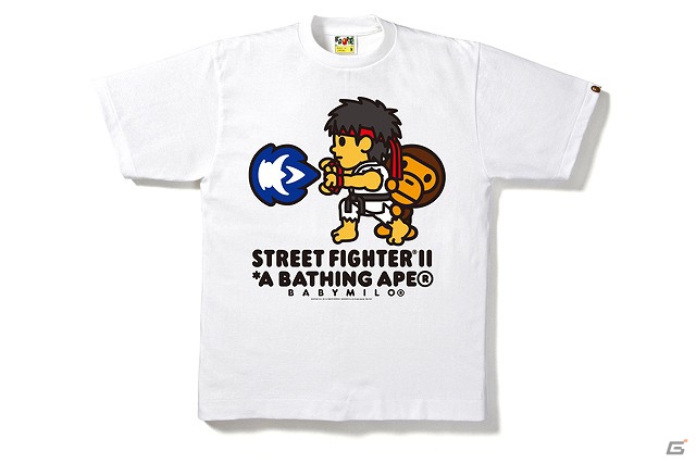 「ストリートファイター」とアパレルブランド「A BATHING APE」のコラボレーションTシャツが発売決定！東京ゲームショウ2012で先行販売を実施の画像11