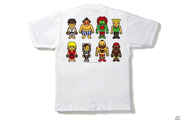 「ストリートファイター」とアパレルブランド「A BATHING APE」のコラボレーションTシャツが発売決定！東京ゲームショウ2012で先行販売を実施の画像14