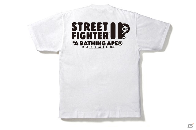 「ストリートファイター」とアパレルブランド「A BATHING APE」のコラボレーションTシャツが発売決定！東京ゲームショウ2012で先行販売を実施の画像6