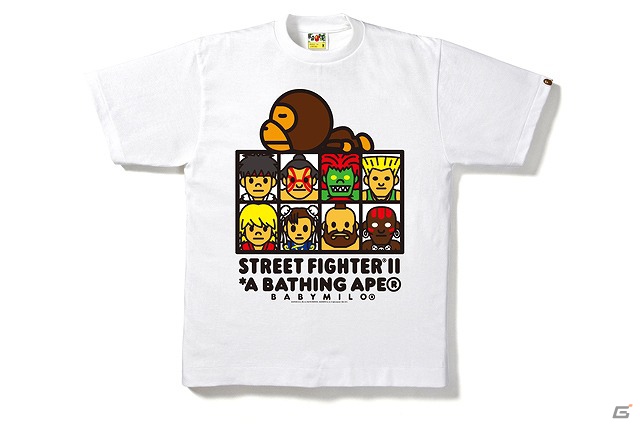 「ストリートファイター」とアパレルブランド「A BATHING APE」のコラボレーションTシャツが発売決定！東京ゲームショウ2012で先行販売を実施の画像7