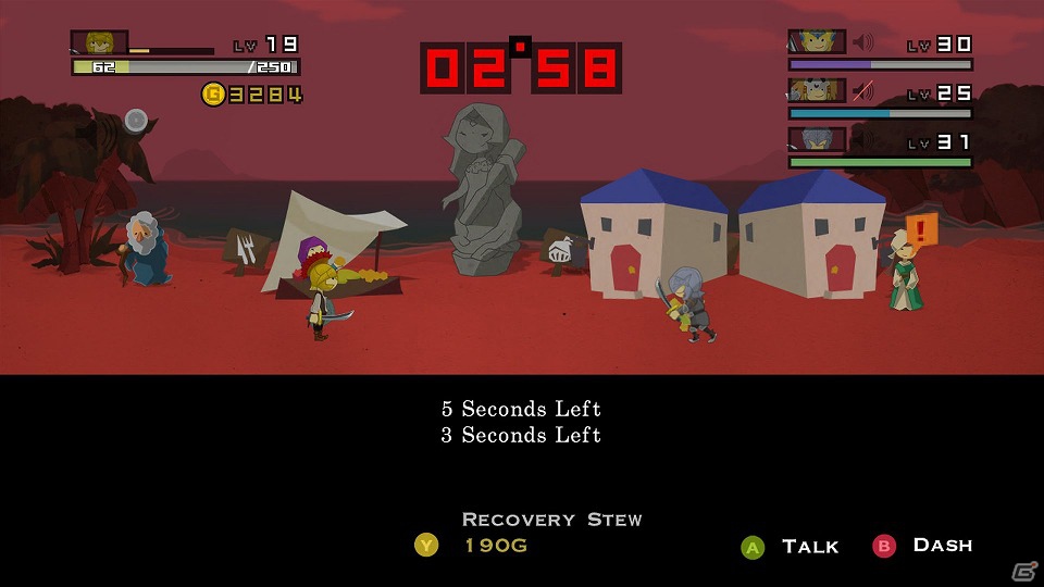 「勇者30」のPC版「Half Minute Hero： Super Mega Neo Climax Ultimate Boy」がSTEAMとPLAYISMにて配信決定の画像2