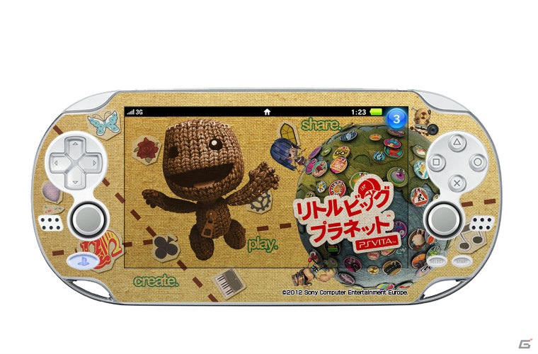 PS Vita「リトルビッグプラネット PlayStation Vita」のタッチスクリーン保護シートが9月20日発売決定の画像2