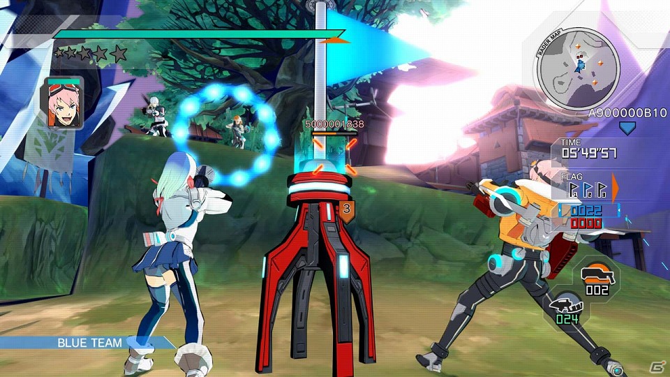 PS3/3DS「エクストルーパーズ」エイクリッドに立ち向かうブレン達が描かれたメインイラストを公開！相手との駆け引きが重要になるフラッグ戦の情報もの画像3