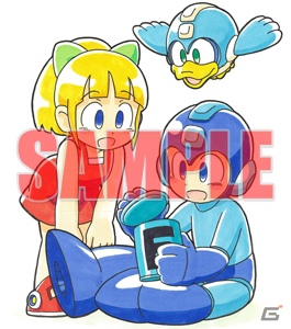 サントラ缶「ロックカン」予約キャンペーンで描き下ろし色紙をゲットしよう！さらに「ロックマン」コラボTシャツ＆パーカー情報もの画像2