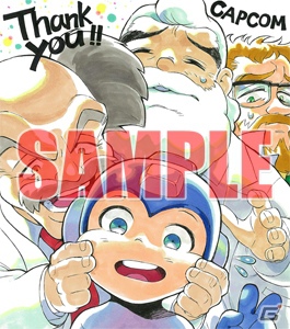 サントラ缶「ロックカン」予約キャンペーンで描き下ろし色紙をゲットしよう！さらに「ロックマン」コラボTシャツ＆パーカー情報もの画像5