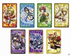 ICカードなどに貼れる「パズル＆ドラゴンズ ステッカーコレクション」イラストデザインを公開の画像1