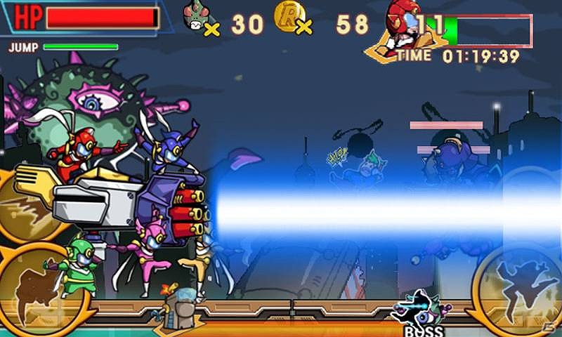 宇宙の侵略者から地球を守れ！Android用アクションゲーム「レジェンドヒーロー」が配信開始の画像1