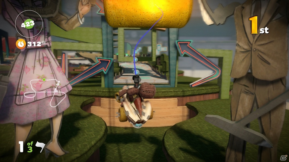 シリーズ初のレースゲーム「リトルビッグプラネット カーティング」がPS3に登場―リビッツやカート、コースをクリエイトしてレースを楽しもう！の画像6