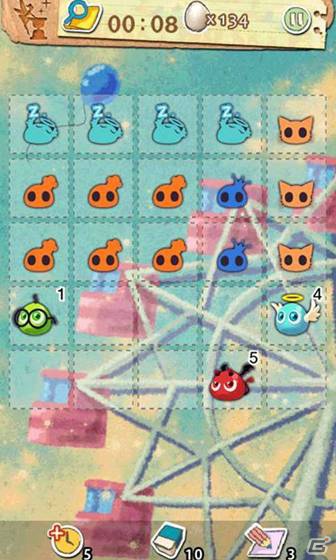 キュートなスライムを消していく四角ロジックパズルゲーム！Android「トゥインクルパズル」配信開始の画像4