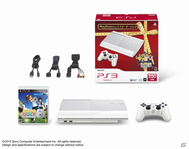 新型PS3、250GBモデルに「みんなのGOLF 6」が同梱される「PlayStation3 スターターパック」2色を11月22日に発売決定の画像4