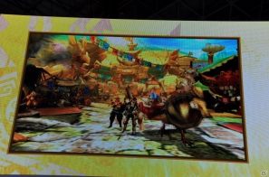 【TGS 2012】2013年3月に発売決定した「モンスターハンター4」マルチプレイにも対応、パッケージモンスターは「ゴア・マガラ」新たな拠点「バルバレ」や操虫棍の実機プレイもの画像16