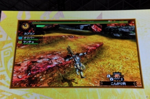 【TGS 2012】2013年3月に発売決定した「モンスターハンター4」マルチプレイにも対応、パッケージモンスターは「ゴア・マガラ」新たな拠点「バルバレ」や操虫棍の実機プレイもの画像60