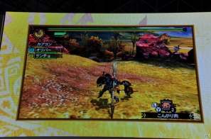 【TGS 2012】2013年3月に発売決定した「モンスターハンター4」マルチプレイにも対応、パッケージモンスターは「ゴア・マガラ」新たな拠点「バルバレ」や操虫棍の実機プレイもの画像70