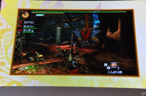 【TGS 2012】2013年3月に発売決定した「モンスターハンター4」マルチプレイにも対応、パッケージモンスターは「ゴア・マガラ」新たな拠点「バルバレ」や操虫棍の実機プレイもの画像85