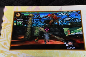 【TGS 2012】2013年3月に発売決定した「モンスターハンター4」マルチプレイにも対応、パッケージモンスターは「ゴア・マガラ」新たな拠点「バルバレ」や操虫棍の実機プレイもの画像90