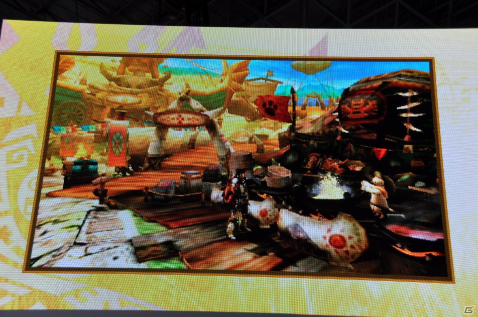 【TGS 2012】2013年3月に発売決定した「モンスターハンター4」マルチプレイにも対応、パッケージモンスターは「ゴア・マガラ」新たな拠点「バルバレ」や操虫棍の実機プレイもの画像24