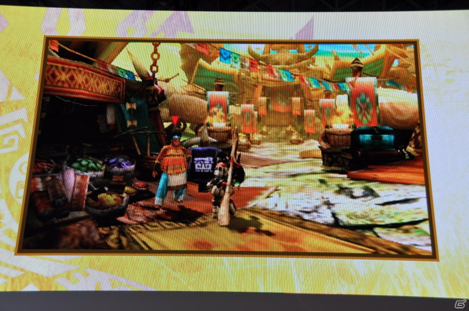 【TGS 2012】2013年3月に発売決定した「モンスターハンター4」マルチプレイにも対応、パッケージモンスターは「ゴア・マガラ」新たな拠点「バルバレ」や操虫棍の実機プレイもの画像26