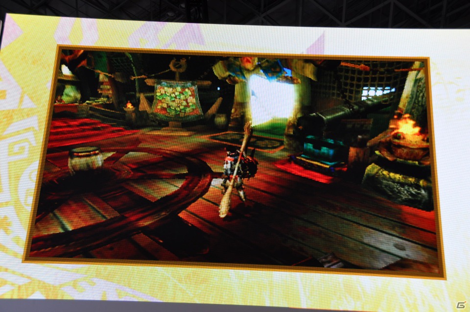 【TGS 2012】2013年3月に発売決定した「モンスターハンター4」マルチプレイにも対応、パッケージモンスターは「ゴア・マガラ」新たな拠点「バルバレ」や操虫棍の実機プレイもの画像29