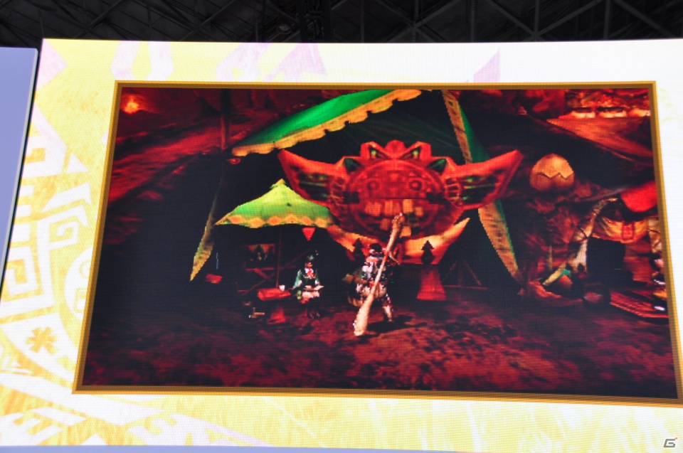 【TGS 2012】2013年3月に発売決定した「モンスターハンター4」マルチプレイにも対応、パッケージモンスターは「ゴア・マガラ」新たな拠点「バルバレ」や操虫棍の実機プレイもの画像37