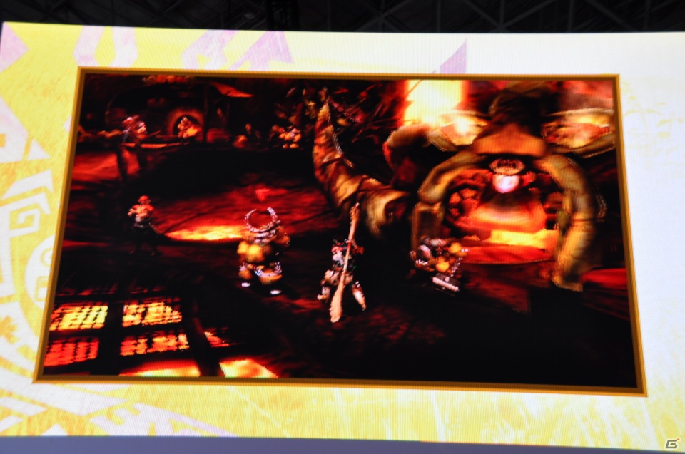 【TGS 2012】2013年3月に発売決定した「モンスターハンター4」マルチプレイにも対応、パッケージモンスターは「ゴア・マガラ」新たな拠点「バルバレ」や操虫棍の実機プレイもの画像41