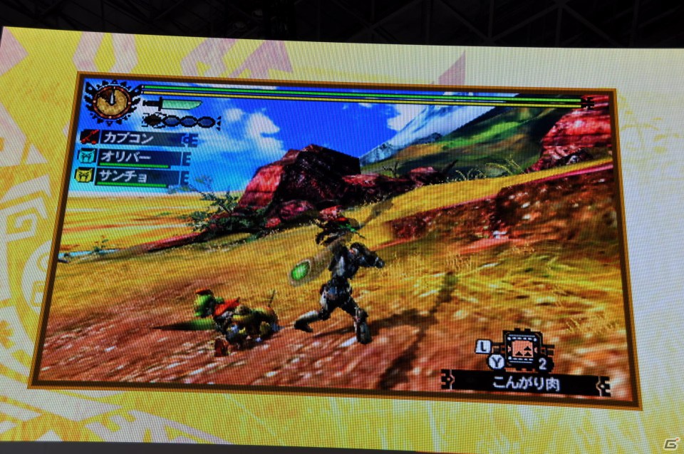 【TGS 2012】2013年3月に発売決定した「モンスターハンター4」マルチプレイにも対応、パッケージモンスターは「ゴア・マガラ」新たな拠点「バルバレ」や操虫棍の実機プレイもの画像58
