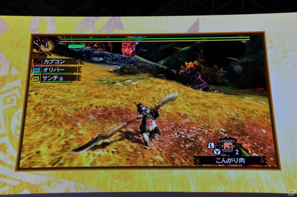 【TGS 2012】2013年3月に発売決定した「モンスターハンター4」マルチプレイにも対応、パッケージモンスターは「ゴア・マガラ」新たな拠点「バルバレ」や操虫棍の実機プレイもの画像66