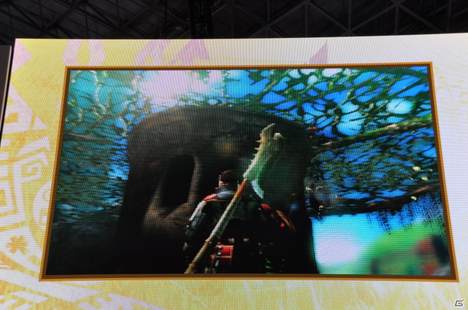 【TGS 2012】2013年3月に発売決定した「モンスターハンター4」マルチプレイにも対応、パッケージモンスターは「ゴア・マガラ」新たな拠点「バルバレ」や操虫棍の実機プレイもの画像76