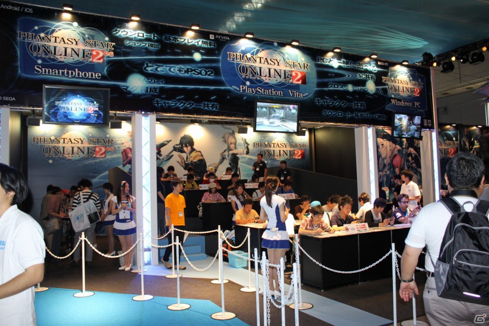【TGS 2012】PS Vitaに対応した「ファンタシースターオンライン2」や「龍が如く5」が試遊できた「セガ」ブースレポートの画像4