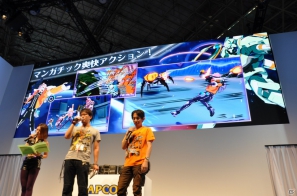 【TGS 2012】「エクストルーパーズ」強敵「グヴァンテ」に挑戦する実機デモプレイ＆王将コラボや体験版情報、レウス装備もギンギラ発表の画像8
