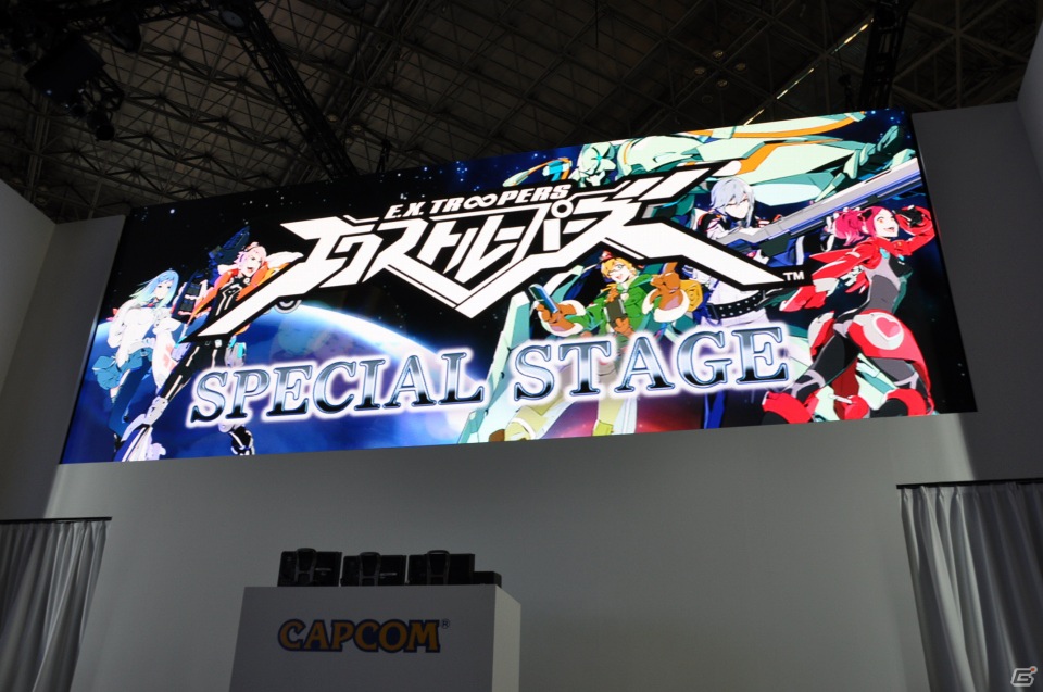 【TGS 2012】「エクストルーパーズ」強敵「グヴァンテ」に挑戦する実機デモプレイ＆王将コラボや体験版情報、レウス装備もギンギラ発表の画像1