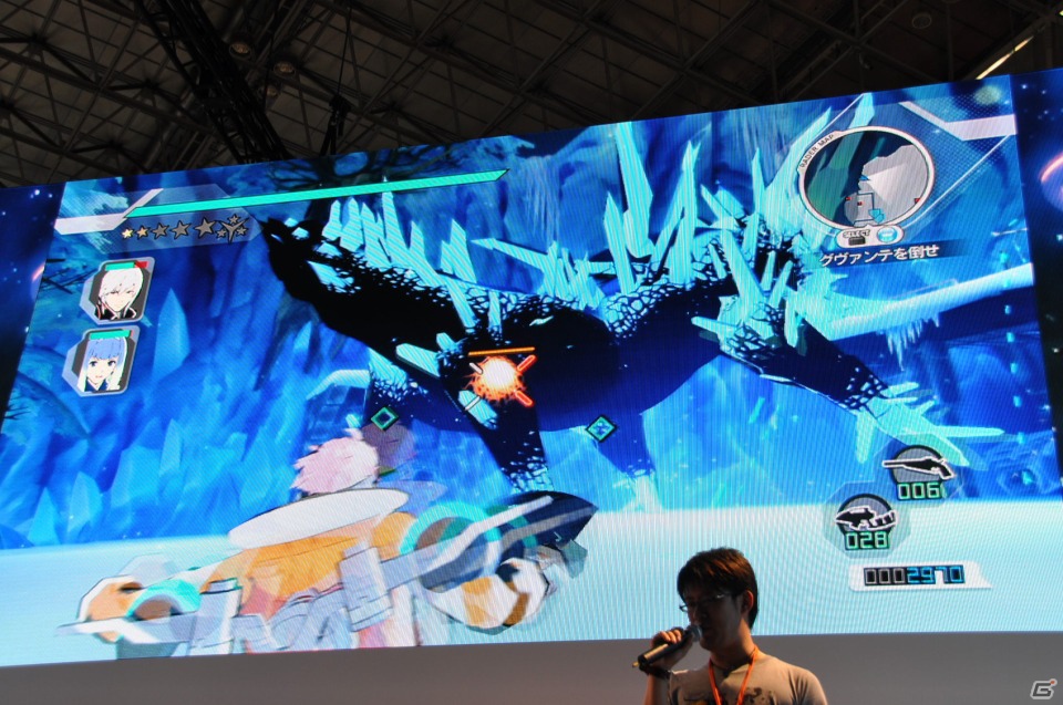 【TGS 2012】「エクストルーパーズ」強敵「グヴァンテ」に挑戦する実機デモプレイ＆王将コラボや体験版情報、レウス装備もギンギラ発表の画像107