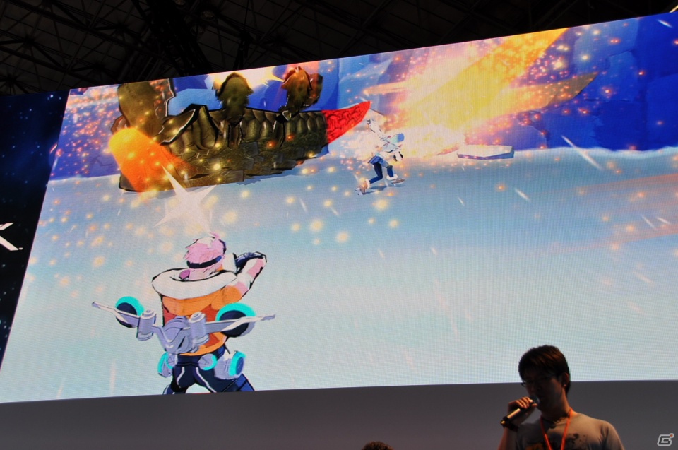 【TGS 2012】「エクストルーパーズ」強敵「グヴァンテ」に挑戦する実機デモプレイ＆王将コラボや体験版情報、レウス装備もギンギラ発表の画像71