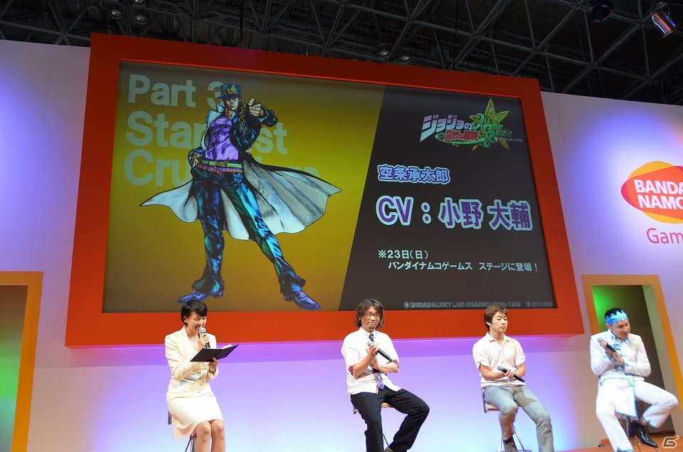 【TGS 2012】豪華キャストにシビれる！あこがれるゥ！PS3「ジョジョの奇妙な冒険 オールスターバトル」の最新情報も飛び出した「ジョジョの奇妙な冒険」連載25周年記念発表会レポートの画像16