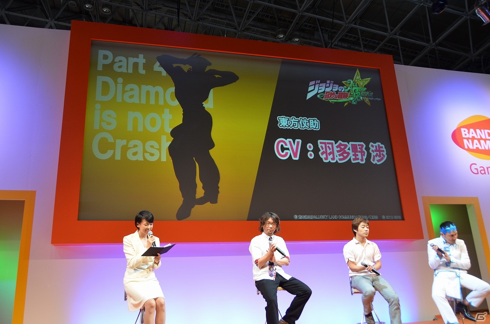 【TGS 2012】豪華キャストにシビれる！あこがれるゥ！PS3「ジョジョの奇妙な冒険 オールスターバトル」の最新情報も飛び出した「ジョジョの奇妙な冒険」連載25周年記念発表会レポートの画像17