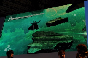 【TGS 2012】「DmC デビル メイ クライ」真紅の両腕で敵を粉砕する新武器「エリクス」の威力とは？ニュース番組に入り込む新ステージやCGムービーも国内初公開の画像16