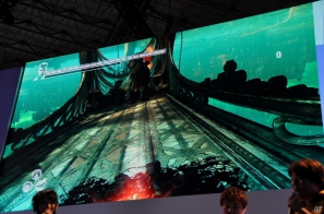 【TGS 2012】「DmC デビル メイ クライ」真紅の両腕で敵を粉砕する新武器「エリクス」の威力とは？ニュース番組に入り込む新ステージやCGムービーも国内初公開の画像21