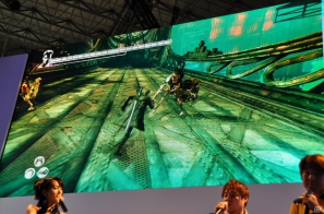 【TGS 2012】「DmC デビル メイ クライ」真紅の両腕で敵を粉砕する新武器「エリクス」の威力とは？ニュース番組に入り込む新ステージやCGムービーも国内初公開の画像31