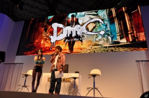 【TGS 2012】「DmC デビル メイ クライ」真紅の両腕で敵を粉砕する新武器「エリクス」の威力とは？ニュース番組に入り込む新ステージやCGムービーも国内初公開の画像4