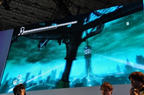 【TGS 2012】「DmC デビル メイ クライ」真紅の両腕で敵を粉砕する新武器「エリクス」の威力とは？ニュース番組に入り込む新ステージやCGムービーも国内初公開の画像48