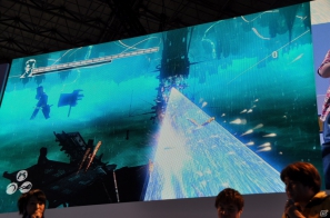 【TGS 2012】「DmC デビル メイ クライ」真紅の両腕で敵を粉砕する新武器「エリクス」の威力とは？ニュース番組に入り込む新ステージやCGムービーも国内初公開の画像59