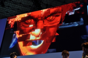 【TGS 2012】「DmC デビル メイ クライ」真紅の両腕で敵を粉砕する新武器「エリクス」の威力とは？ニュース番組に入り込む新ステージやCGムービーも国内初公開の画像79